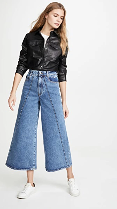 Shop Stella Mccartney Vintage Wash Trousers In Vintage Indigo