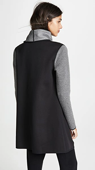Shop Michi Dusk Wrap Jacket In Grey/black