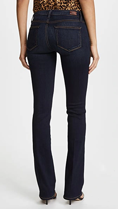 Shop Paige Transcend Manhattan Boot Cut Jeans In Armstrong