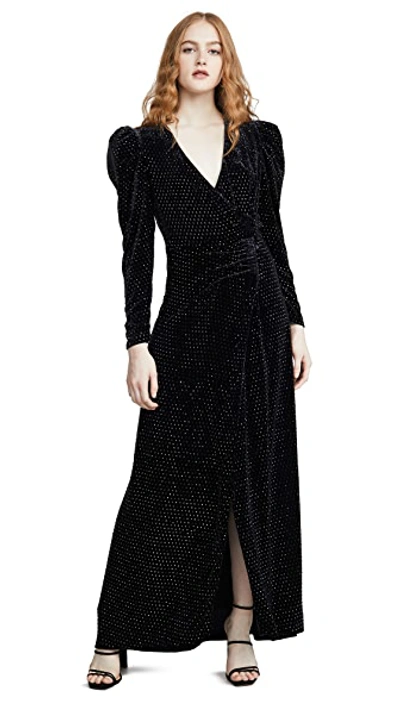 Shop Retroféte Agnes Dress In Black