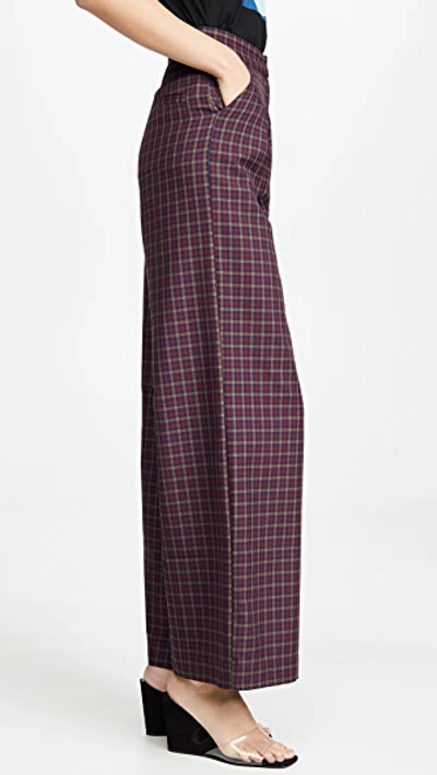 Shop Paper London Gladys Trousers In Autunno Check