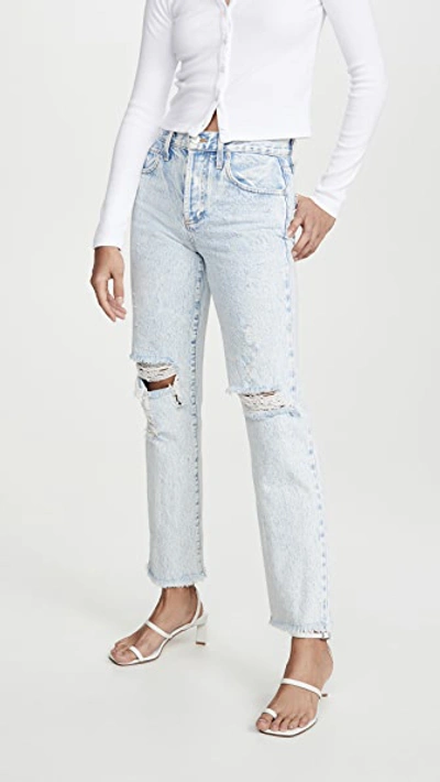 Shop Alice And Olivia Amazing High Rise Boyfriend Jeans In Eighty Six