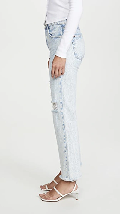 Shop Alice And Olivia Amazing High Rise Boyfriend Jeans In Eighty Six