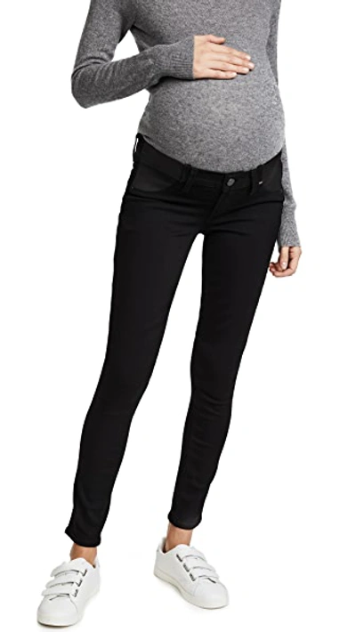 Shop Paige Transcend Verdugo Ultra Skinny Maternity Jeans Black Shadow