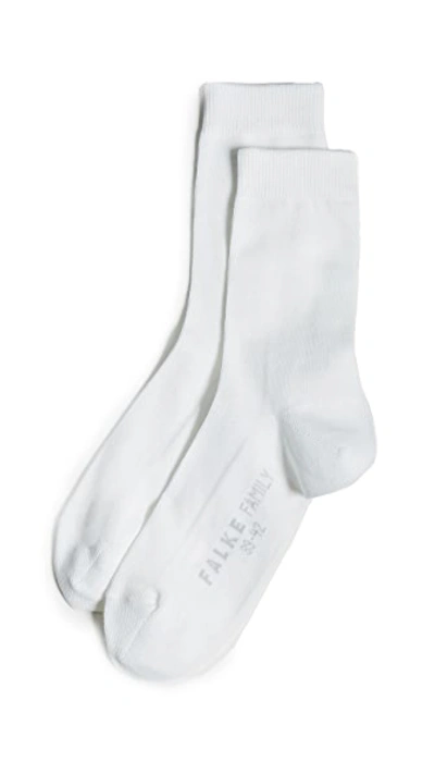 Shop Falke Family Ankle Socks In White