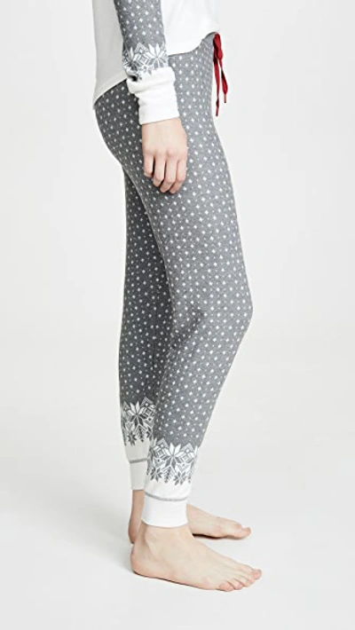 Shop Pj Salvage Snowed In Bottoms In Charcoal