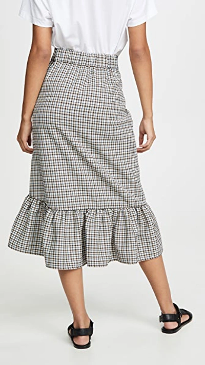 Shop Baum Und Pferdgarten Silva Skirt In Dusk Autumn Check