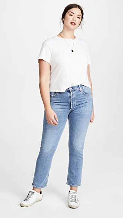 Charlotte High Rise Straight Jeans