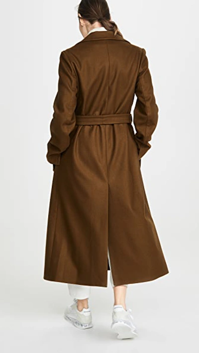 Shop Pallas Trench Coat In Bronze