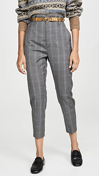 Shop Isabel Marant Étoile Noah Pants In Grey