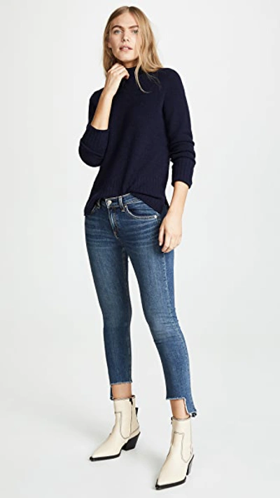 Shop Rag & Bone Cate Mid Rise Ankle Skinny Jeans In Hampton