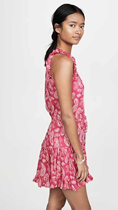 Shop Coolchange Haley Dress In Guava Mojave