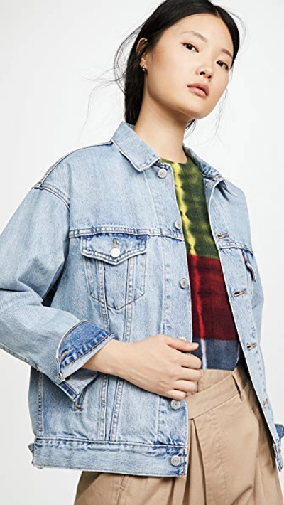 Shop Levi's Dad Trucker Jacket In Dad Michael