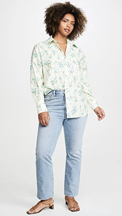 Shop Marc Jacobs Button Down Shirt In Cream Multi