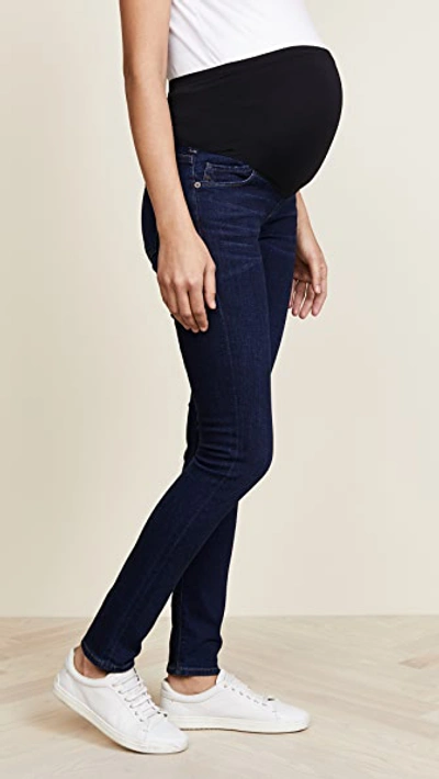 Shop Citizens Of Humanity Maternity Avedon Skinny Jeans In Galaxy