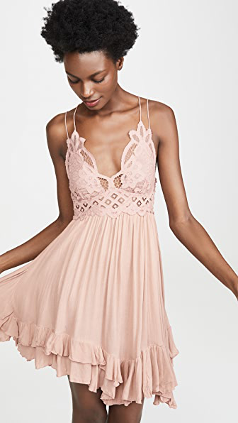 adella slip lace dress