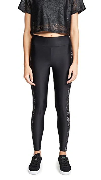 Shop Koral Dynamic Duo Energy Leggings In Black