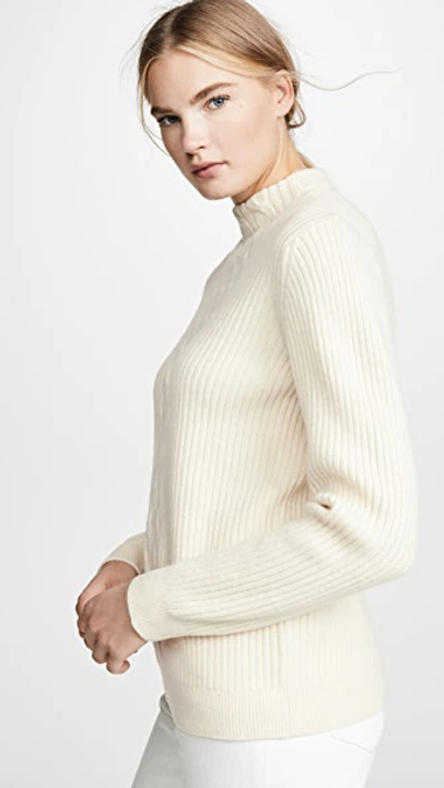 Shop Apc Pull Nico Sweater In Ecru