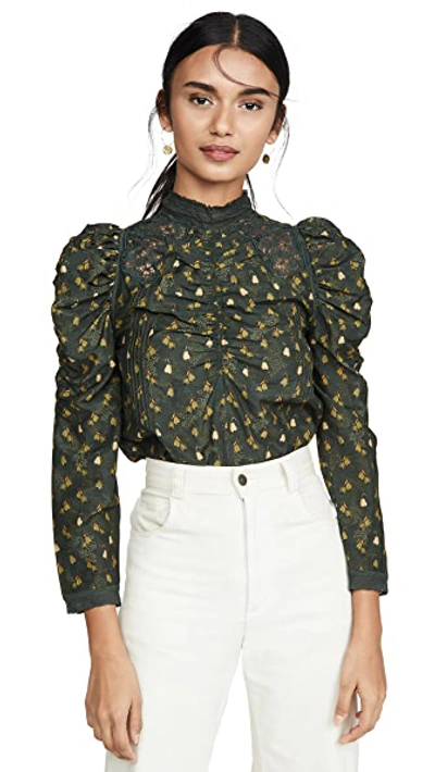 Military Cashew Blouse