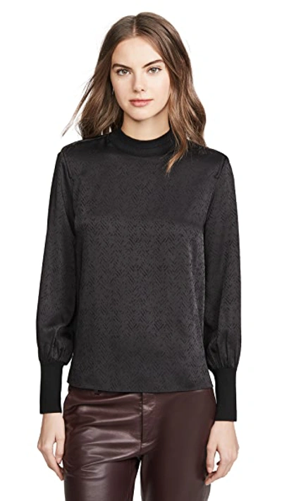 Shop Rag & Bone Letti Blouse In Black