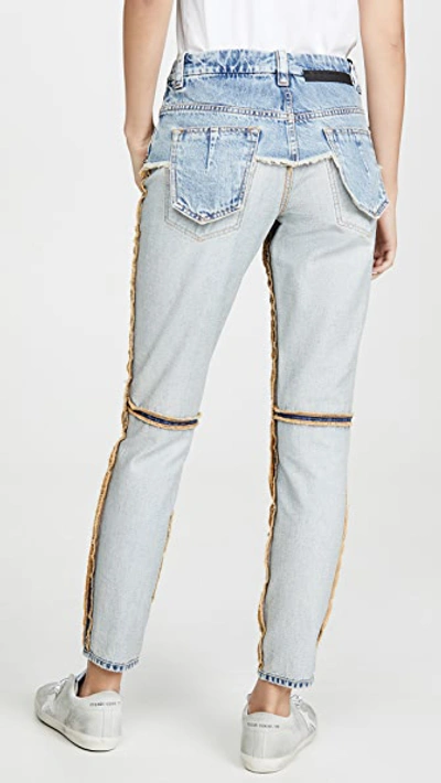 Corset Inside Out Skinny Jeans