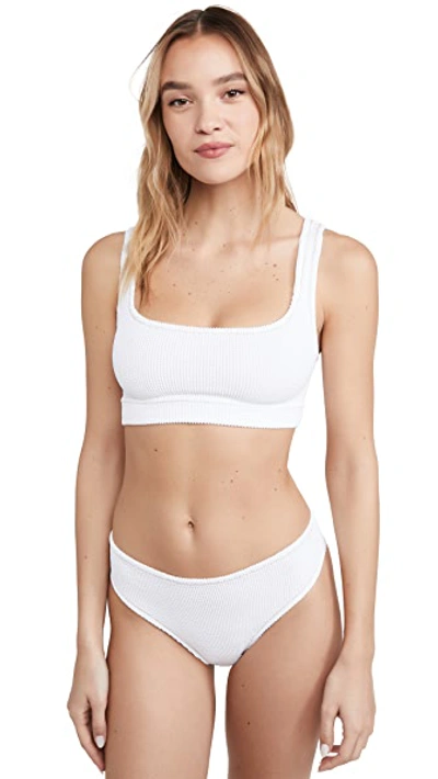 Shop Reina Olga Gaia Bikini Set In White