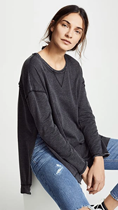 Shop Z Supply The Weekender Pullover In Black