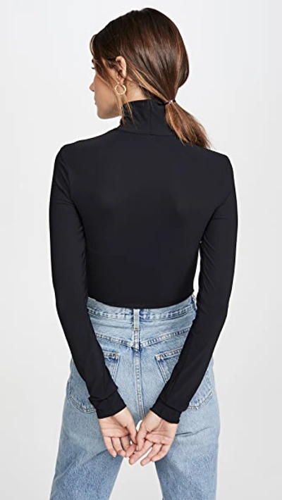 Shop Alix Warren Thong Back Bodysuit In Black