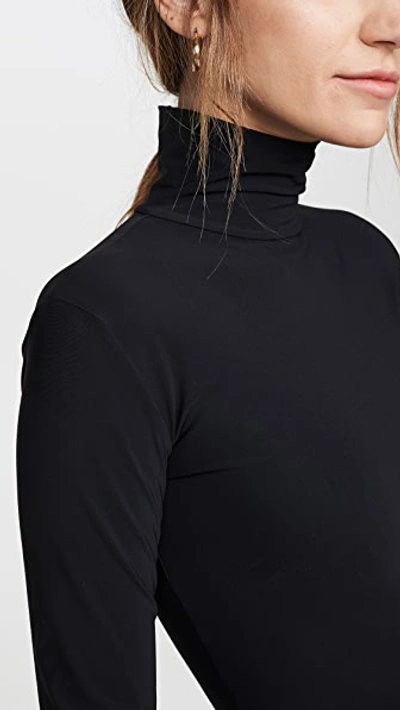 Shop Alix Warren Thong Back Bodysuit In Black