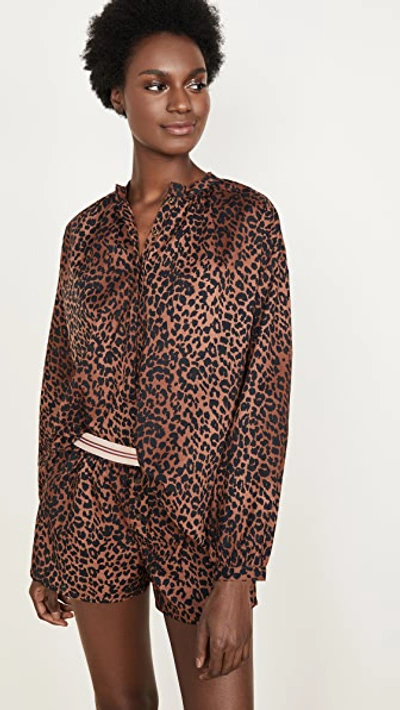 Shop Love Stories Mila Shirt In Classic Leopard