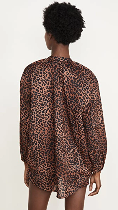 Shop Love Stories Mila Shirt In Classic Leopard