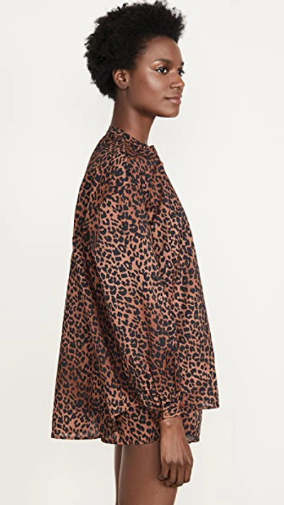 Shop Love Stories Mila Shirt In Classic Leopard