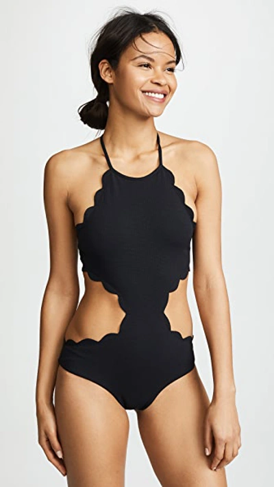 Shop Marysia Mott Cutout Maillot In Black