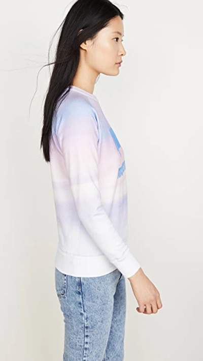 Shop Isabel Marant Étoile Milly Sweatshirt In Blue/pink