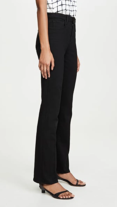 Shop L Agence Oriana High Rise Jeans In Noir