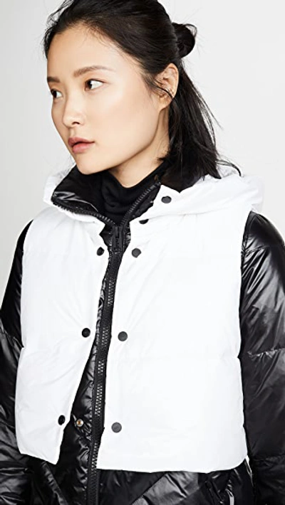 Shop Add Down Jacket With Detachable Hooded Vest In Black/wind