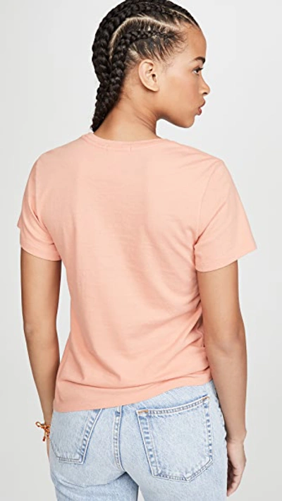 Shop Agolde Mariam Classic Fit Tee In Passion Fruit