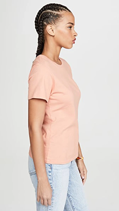 Shop Agolde Mariam Classic Fit Tee In Passion Fruit