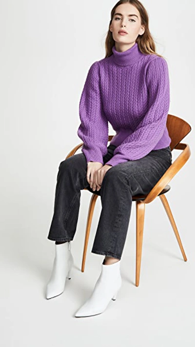 Shop A.l.c Callas Sweater In Violet