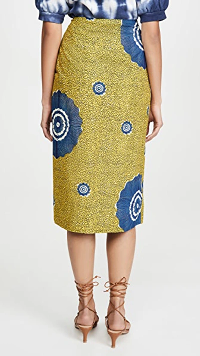 Shop Ulla Johnson Ember Skirt In Lime