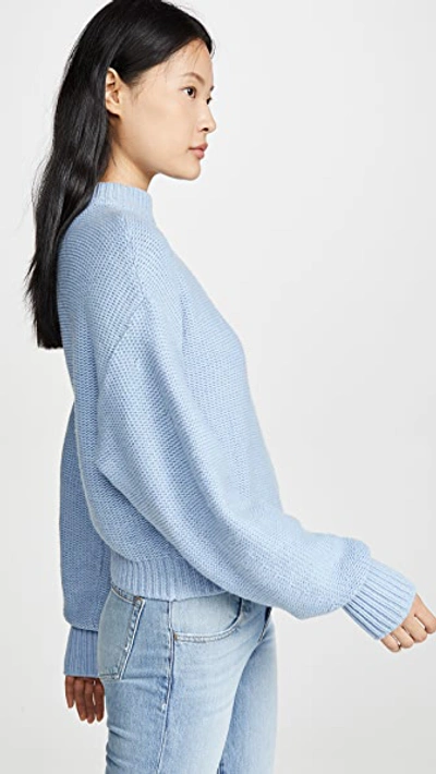 Shop Misa Sanja Sweater In Misty Blue
