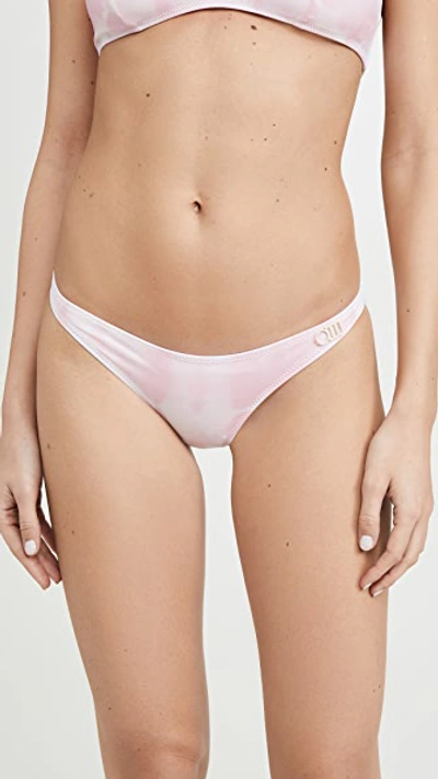 Shop Solid & Striped Rachel Bikini Bottoms In Pink Tie Dye
