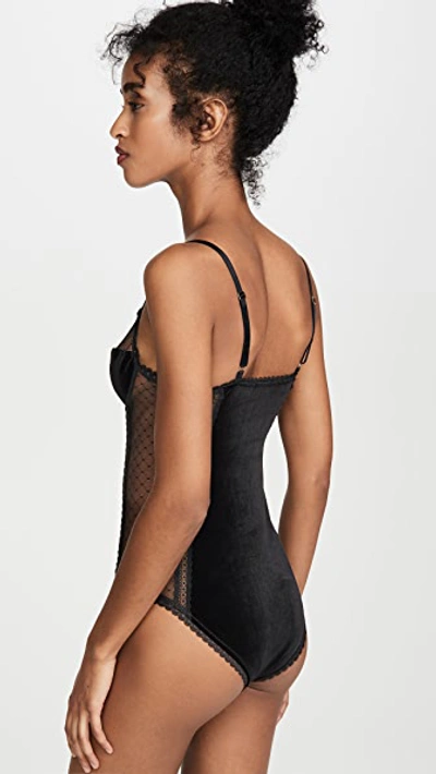 Shop Stella Mccartney Ally Indulging Bodysuit In Black