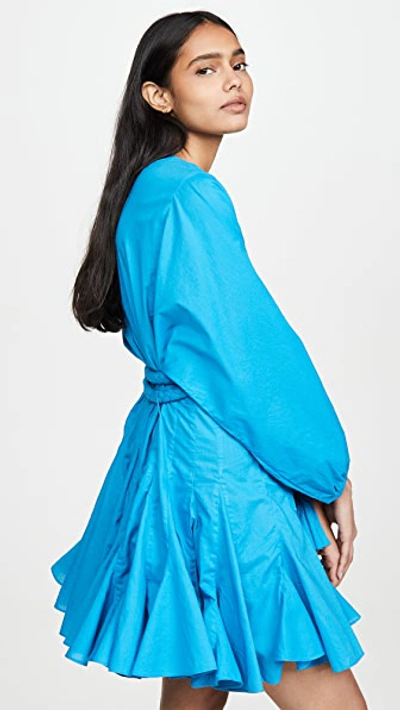 Shop Rhode Ella Dress In Adriatic Blue