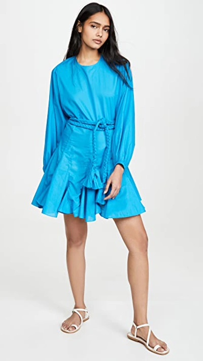 Shop Rhode Ella Dress In Adriatic Blue