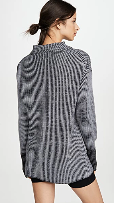 Shop Varley Collins Sweater In Grey