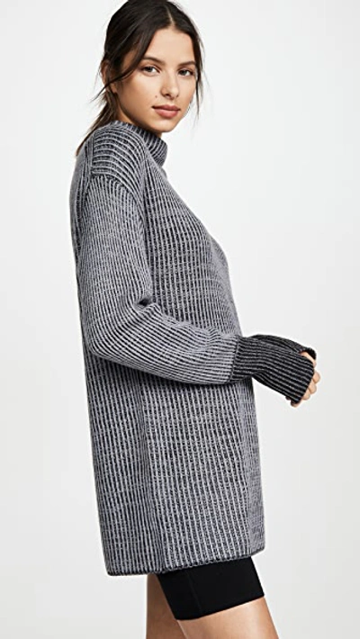 Shop Varley Collins Sweater In Grey