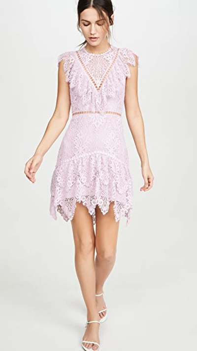 Shop Saylor Kerry Dress In Orchid