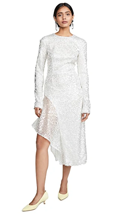 Shop Walk Of Shame White Sequins Dress