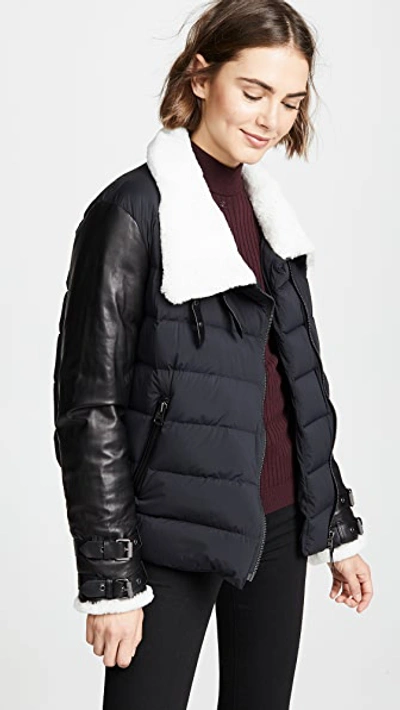 Shop Mackage Jovie Down Jacket In Black